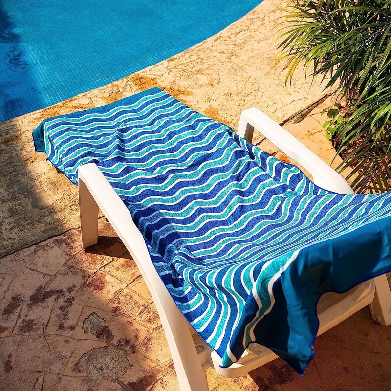 Elite Trend Microfiber Beach Towel for Adults with Bag - Extra Large 78x35 inch Lightweight Sand Free Quick Dry Towel for Travel, Swimming, Yoga, Camping - Image 4
